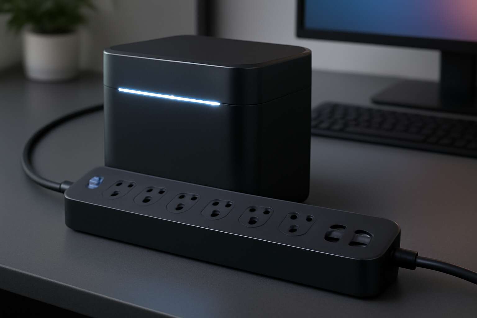 battery backup and surge protector