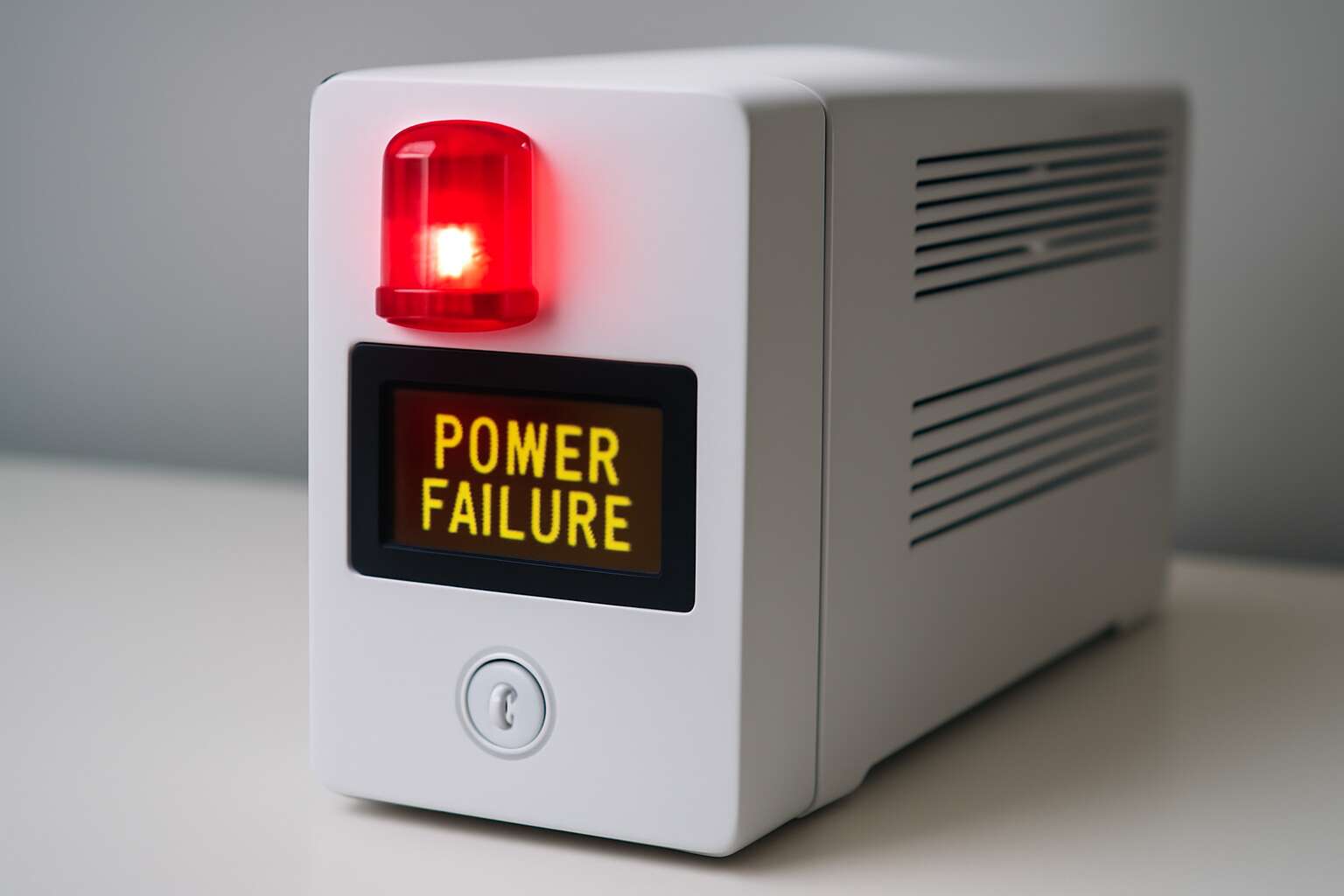 battery backup alarm going off