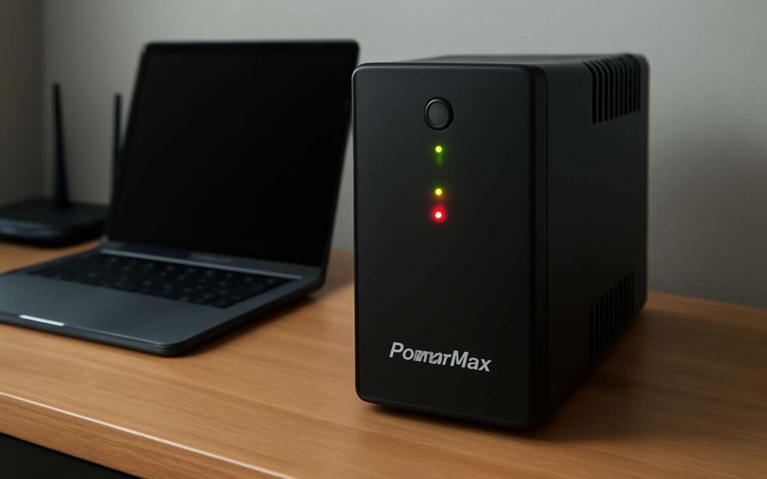 Stay powered through outages with powermax battery backup power supply, compact and reliable.